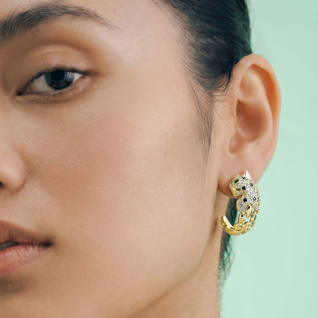 Nereia Gold sea-horse Earrings
