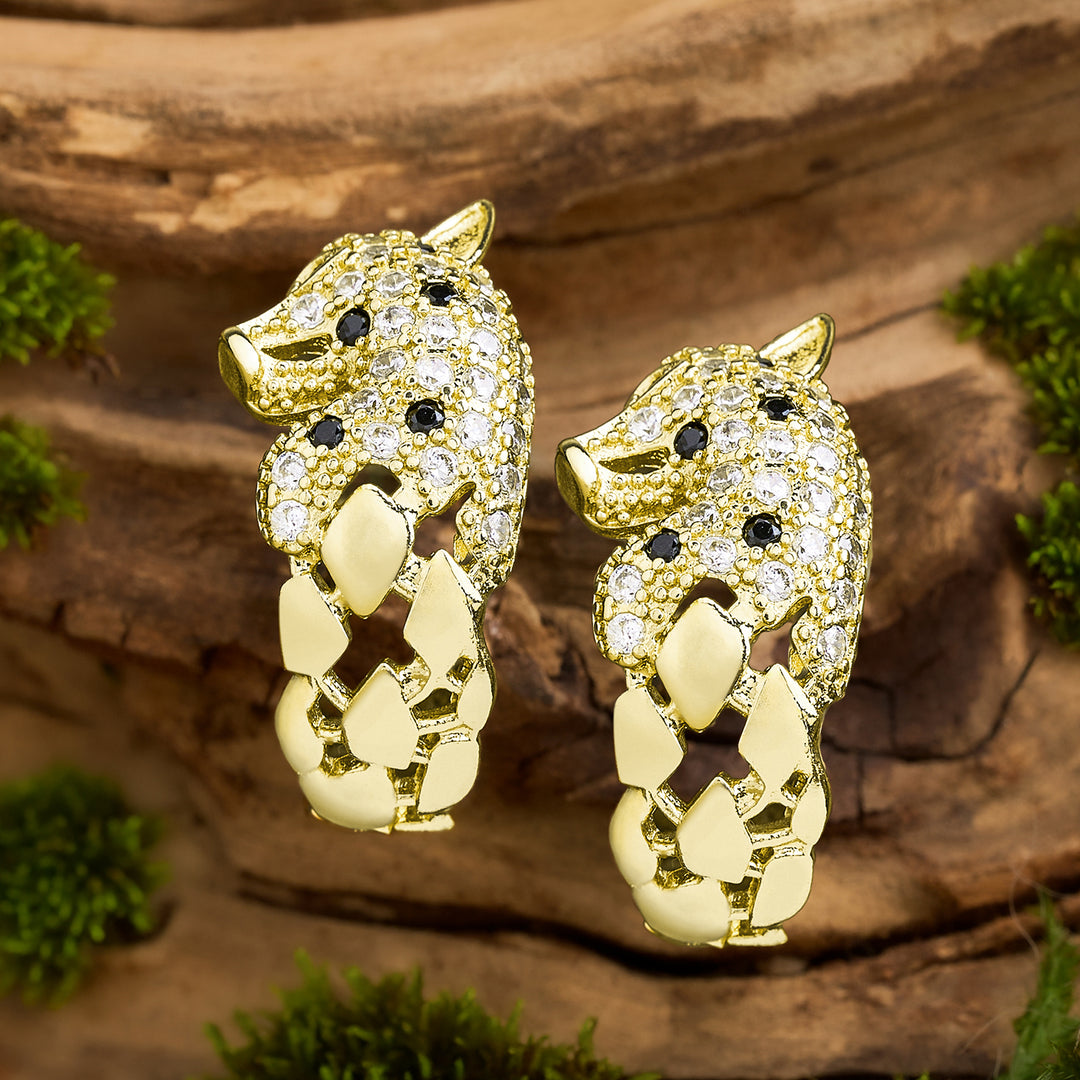 Nereia Gold sea-horse Earrings