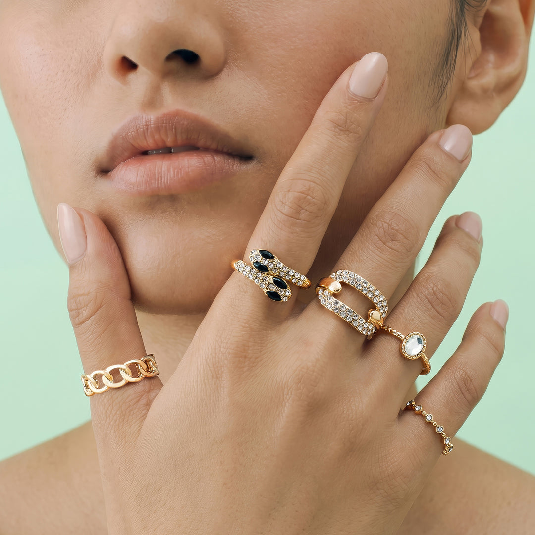 Tarelle Set of 5 Animal Rings