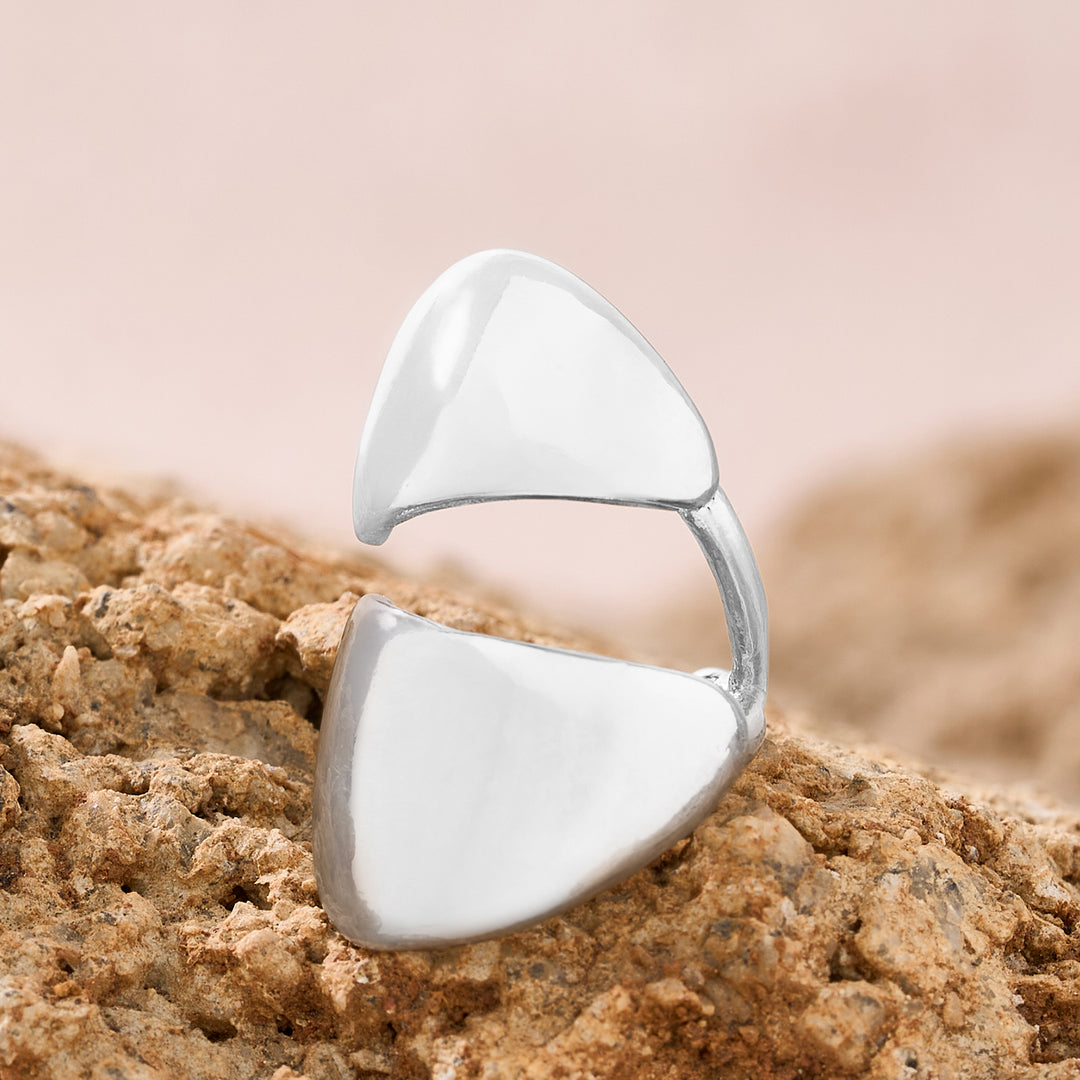 Kairis Silver Wrap Earcuff