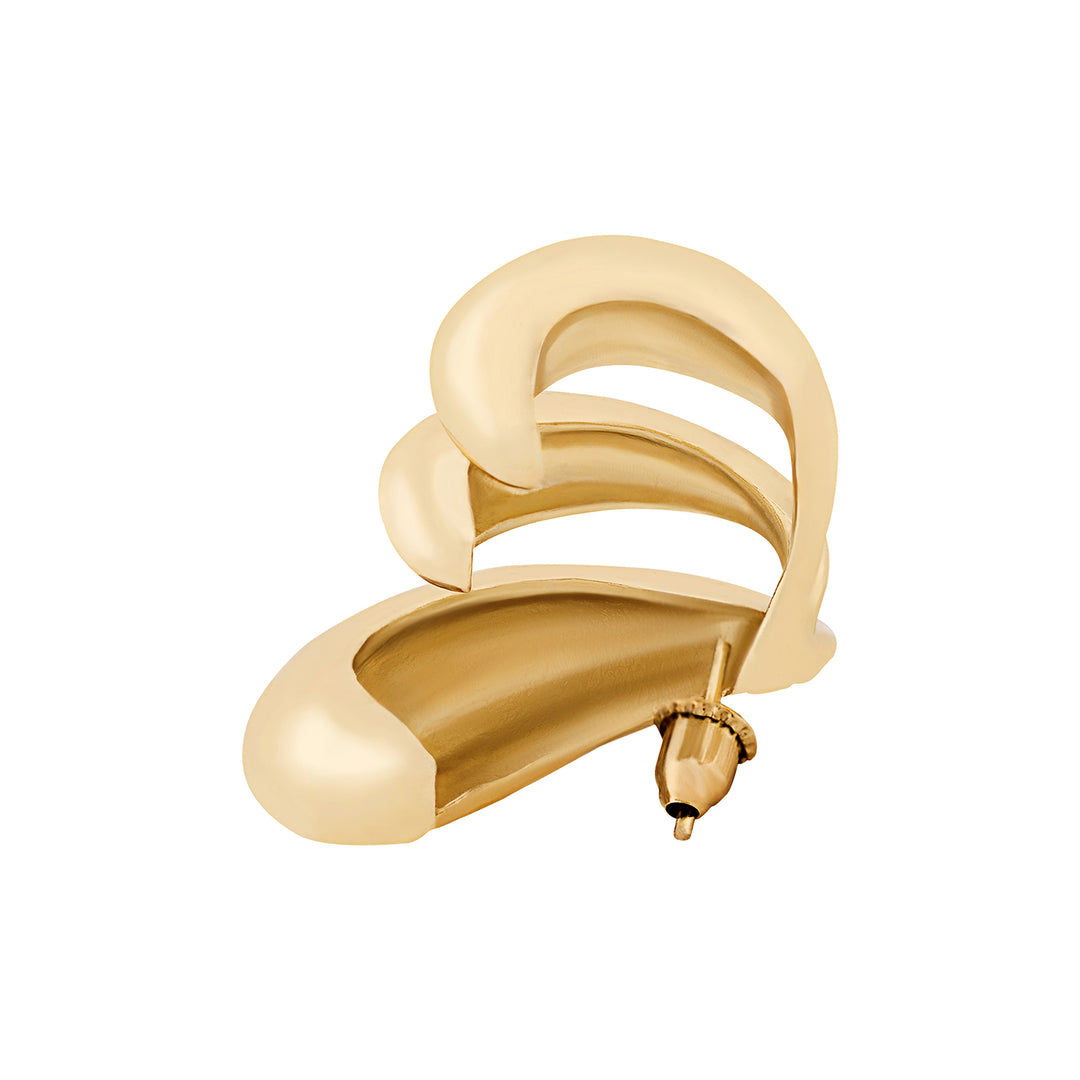 Fusemi Gold Mixed Metal Earcuff