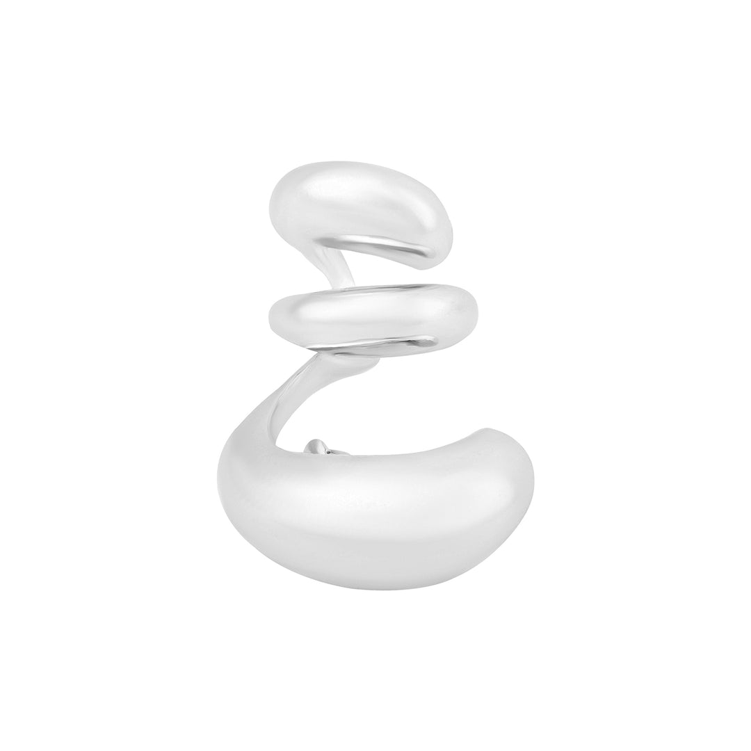 Fusemi Silver Mixed Metal Earcuff