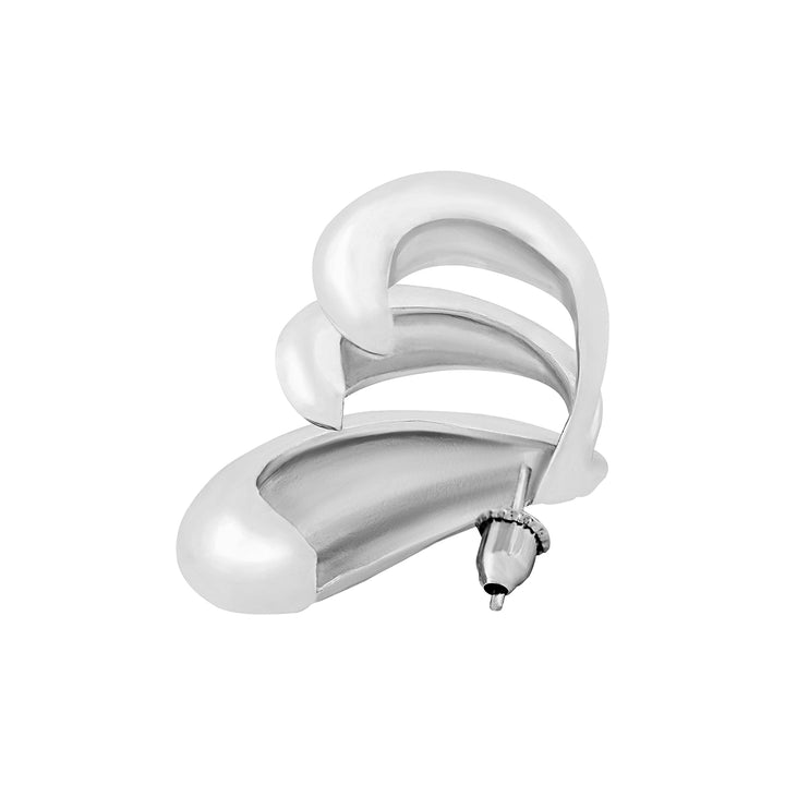 Fusemi Silver Mixed Metal Earcuff