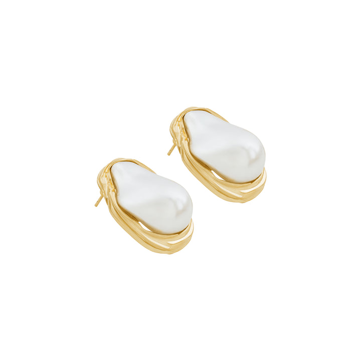 Oralise Molten Pearl Earrings