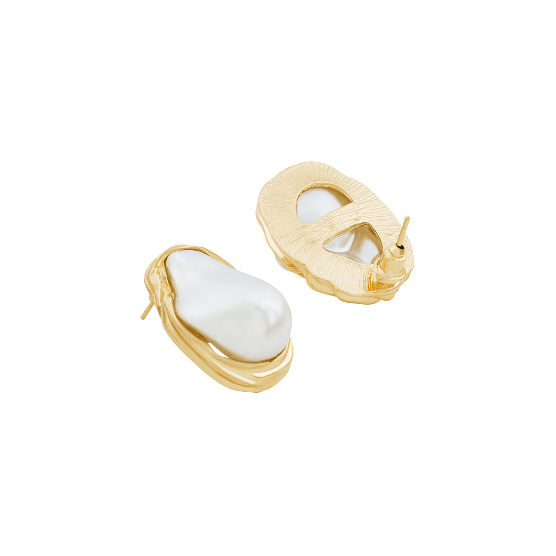 Oralise Molten Pearl Earrings