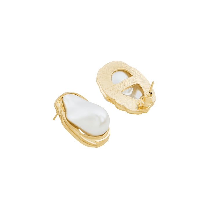 Oralise Molten Pearl Earrings