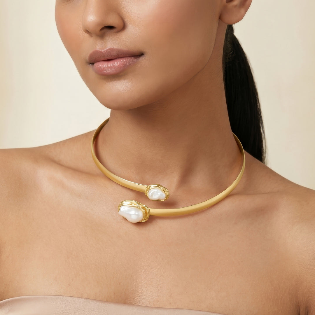 Oralise Molten Pearl Necklace
