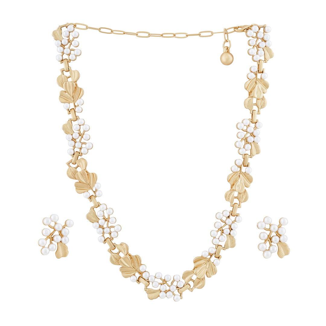 Lureva Molten Pearl Jewelry Set