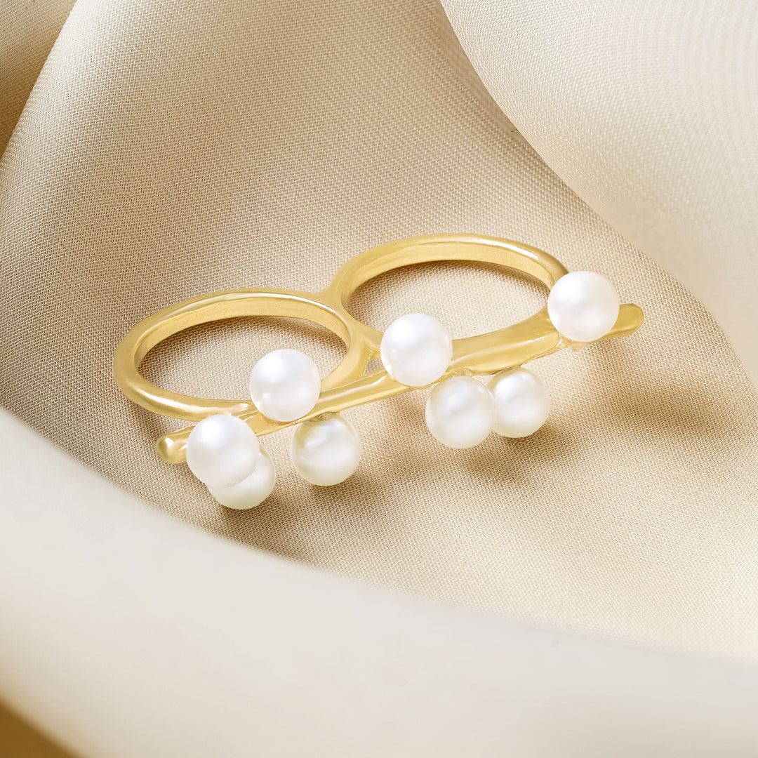 Pearlonie Molten Pearl Ring