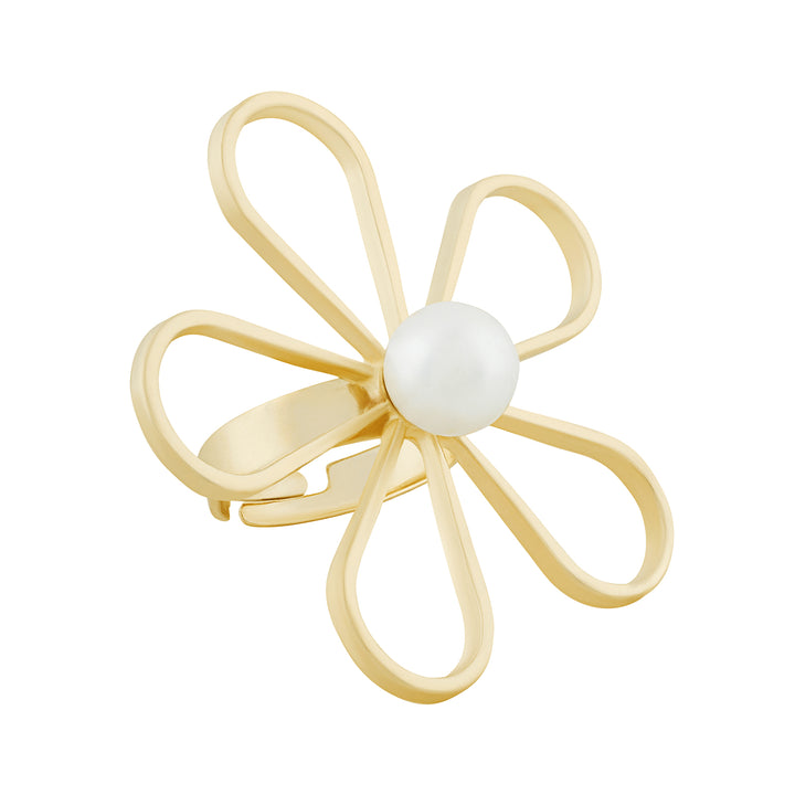 Hanayuro Molten Pearl Ring