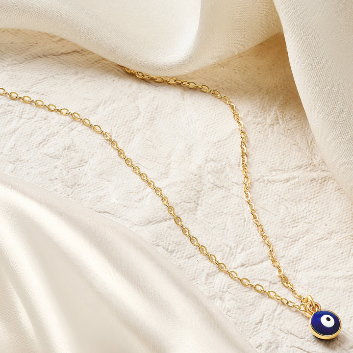 Elyndra Gold Evil Eye Necklace