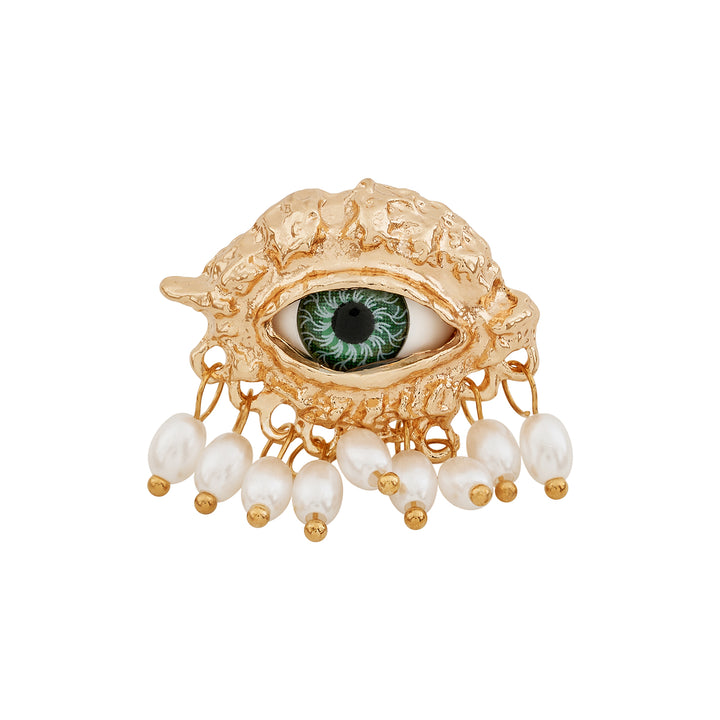 Eye Spy Evil Eye Gold Ring