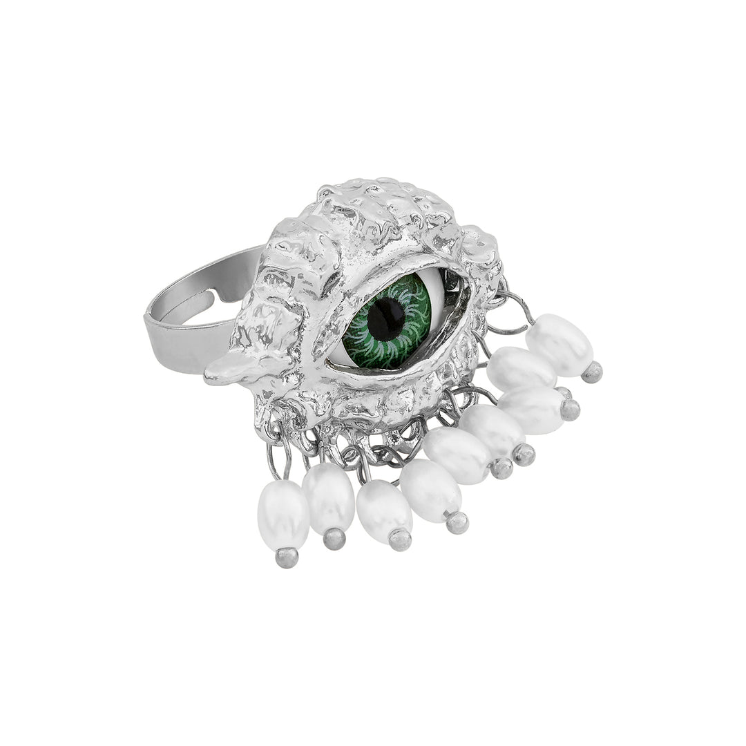 Eye Spy Evil Eye Silver Ring