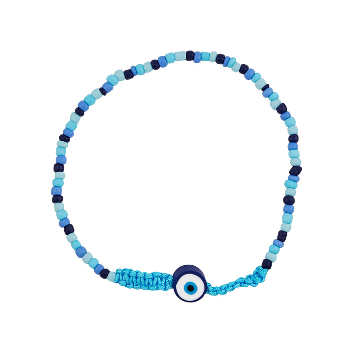Azuro Sands Evil Eye Anklet Set