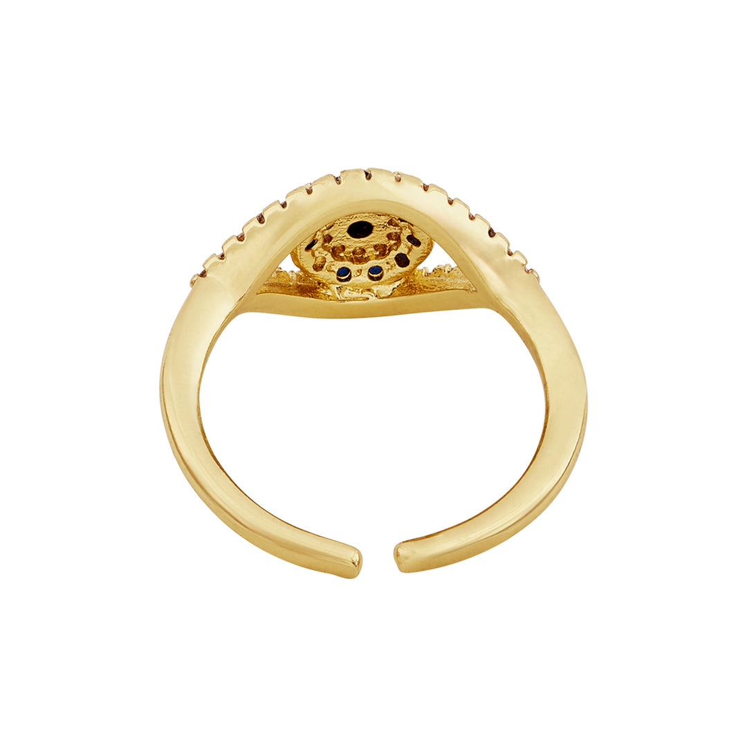 Drishh Evil Eye Gold Ring