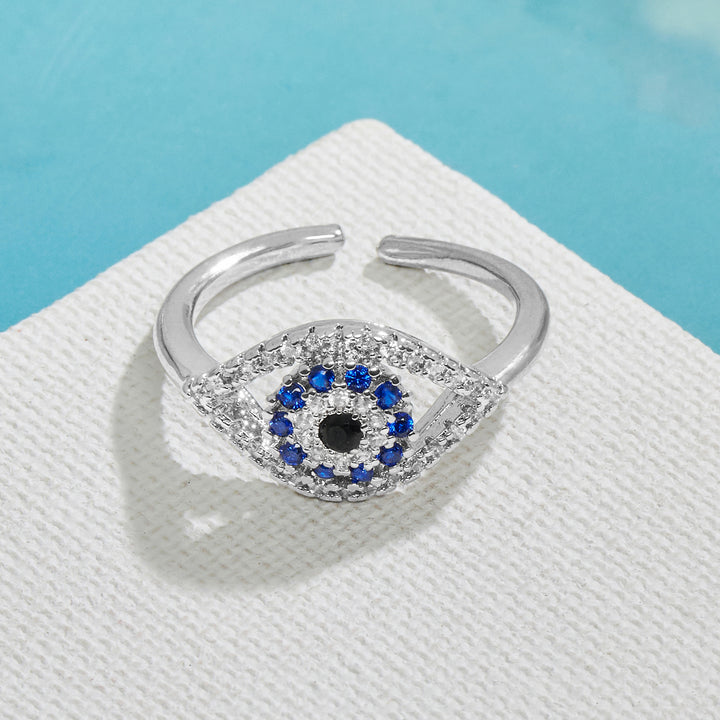 Drishh Evil Eye Silver  Ring