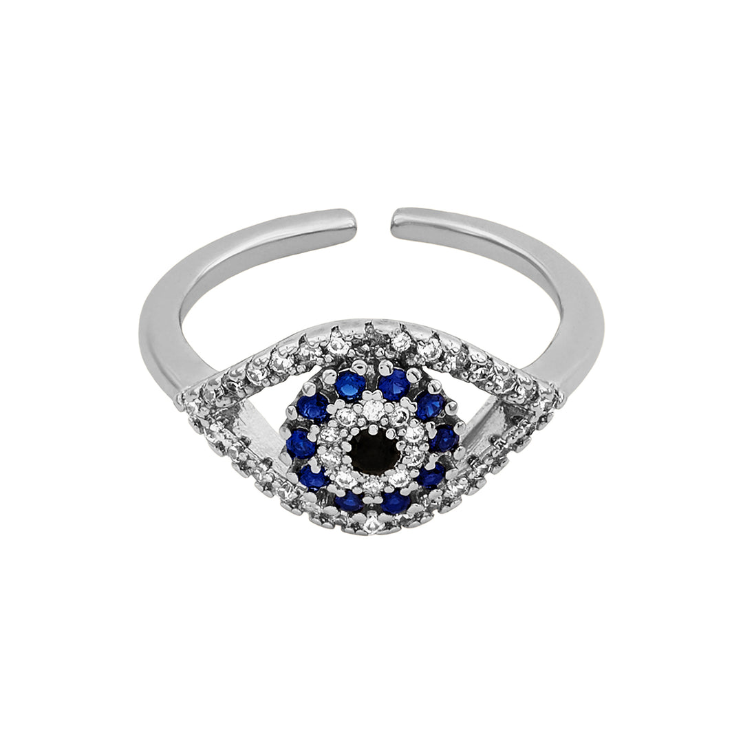 Drishh Evil Eye Silver  Ring