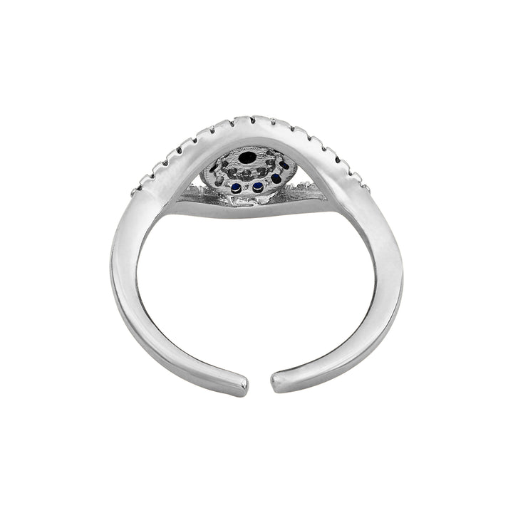 Drishh Evil Eye Silver  Ring