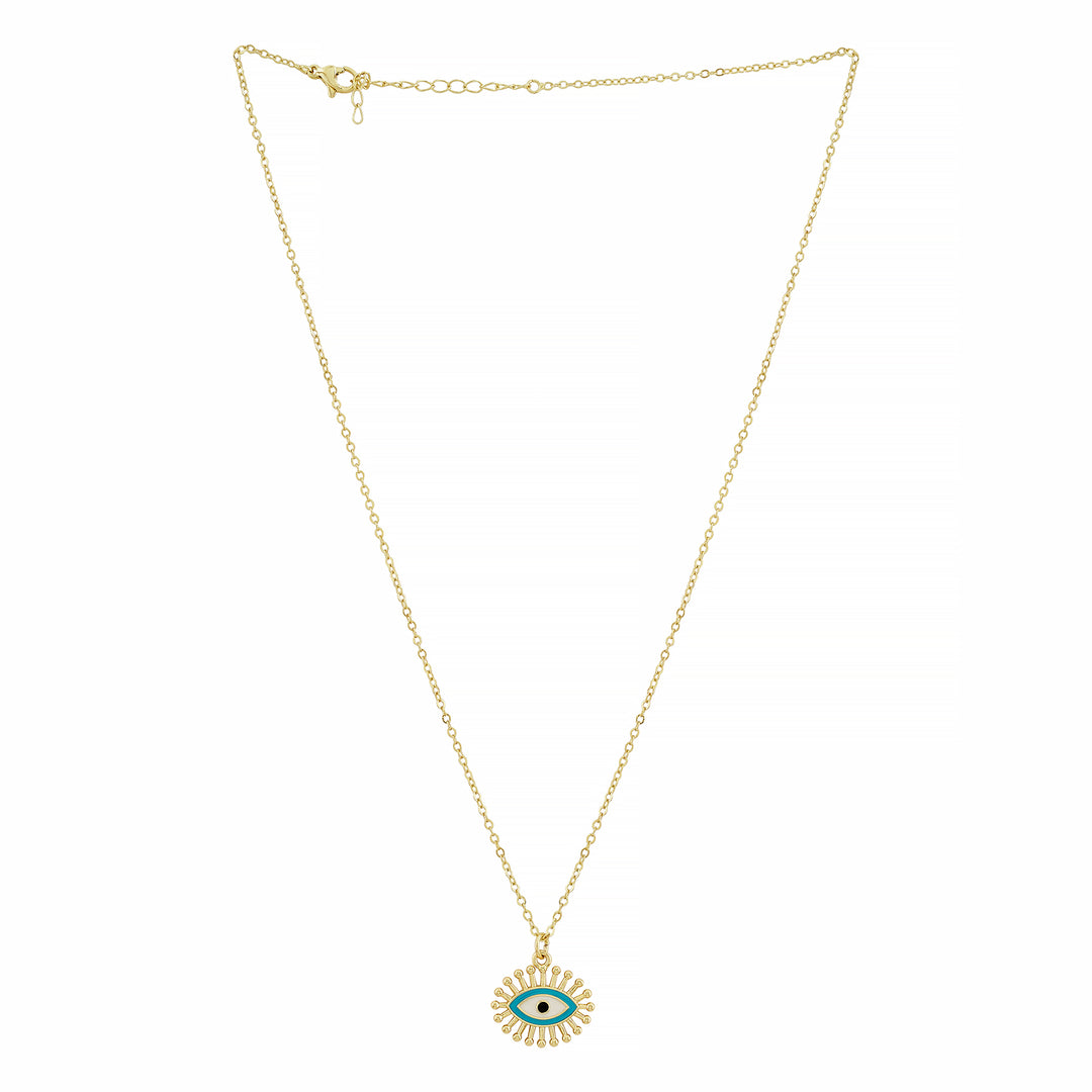 Aurahh Evil Eye Gold Necklace