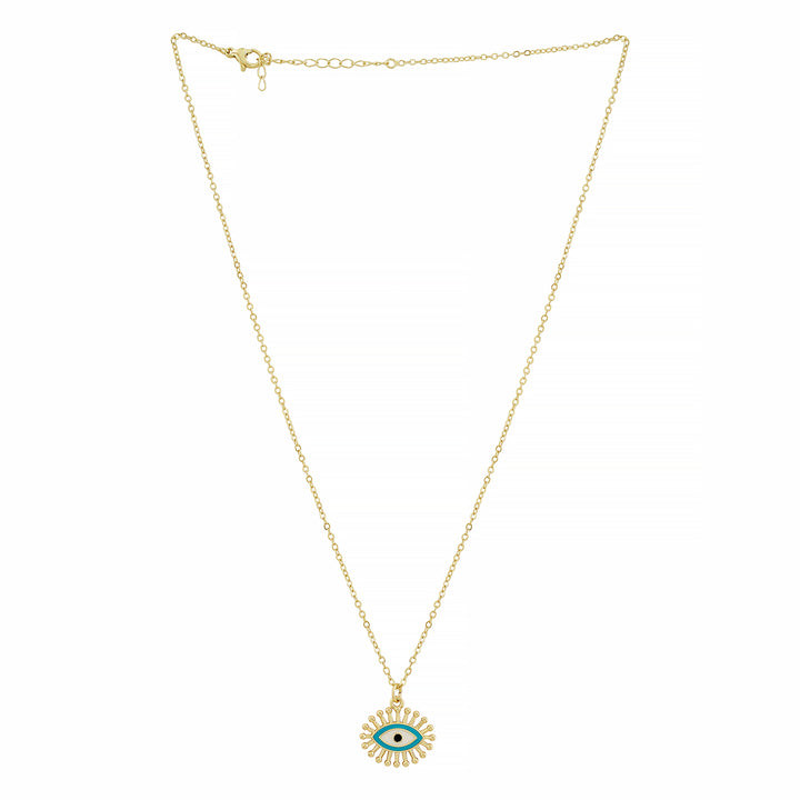 Aurahh Evil Eye Gold Necklace