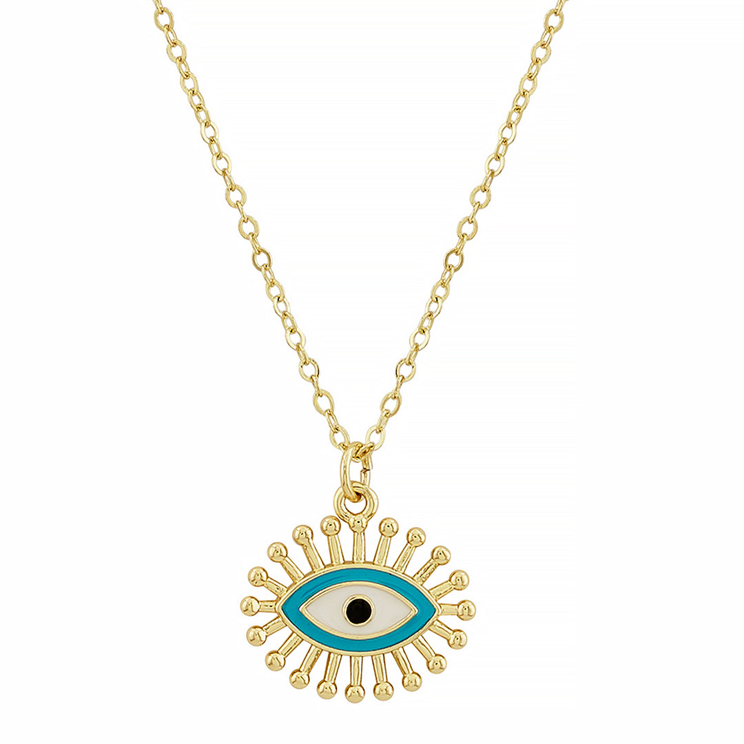 Aurahh Evil Eye Gold Necklace