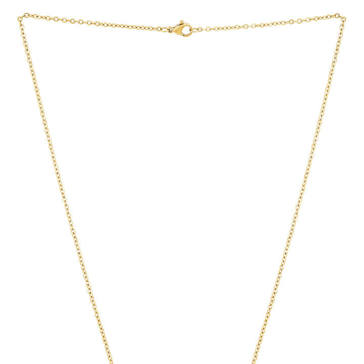 Blessed Gold Women's Round Mantra Necklace