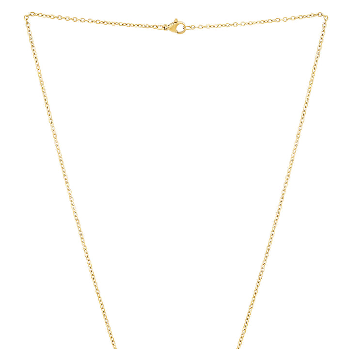 Manifest Gold Women's Round Mantra Necklace