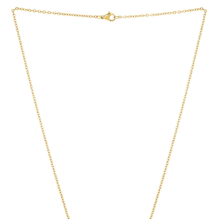 Minimal Gold Women's Heart Mantra Necklace