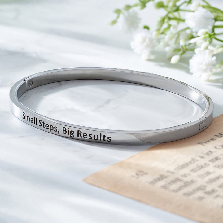 Small Steps, Big Results Silver Mantra Band
