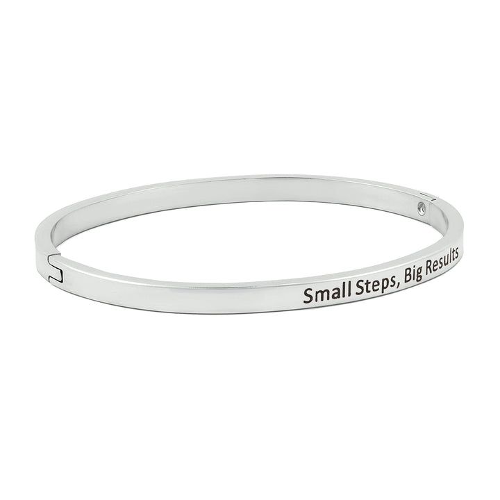 Small Steps, Big Results Silver Mantra Band