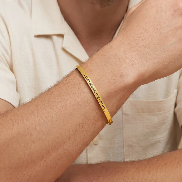 Small Steps, Big Results Gold Mantra Band