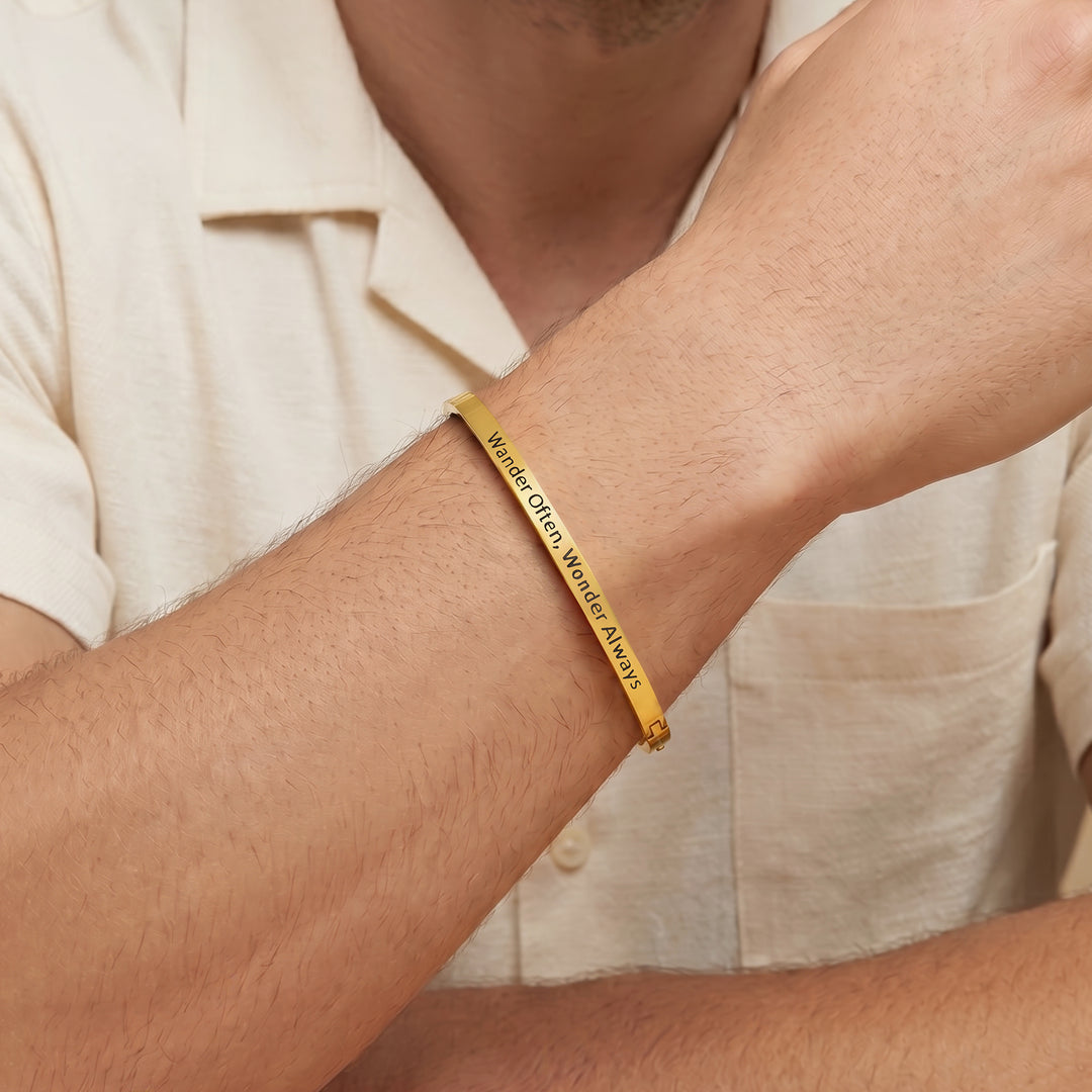 Wander Often, Wonder Always Gold Mantra Band