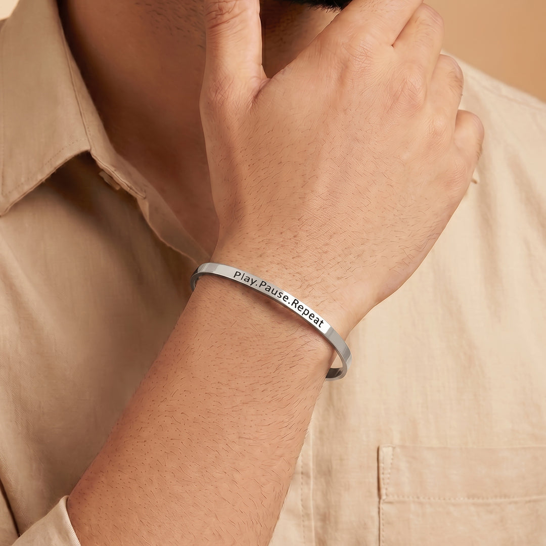 Play.Pause.Repeat Silver Mantra Band