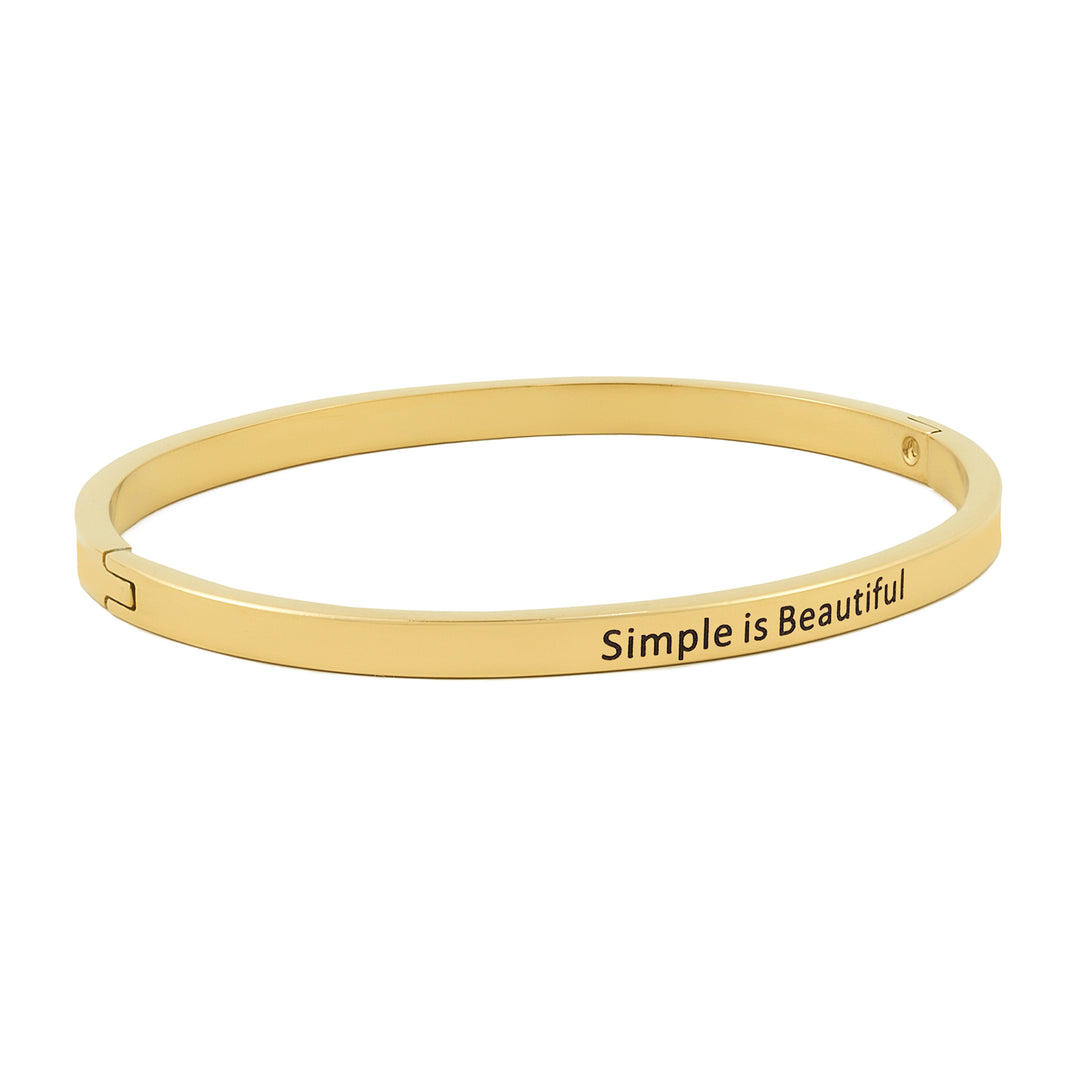 Simple is Beautiful Gold Mantra Band