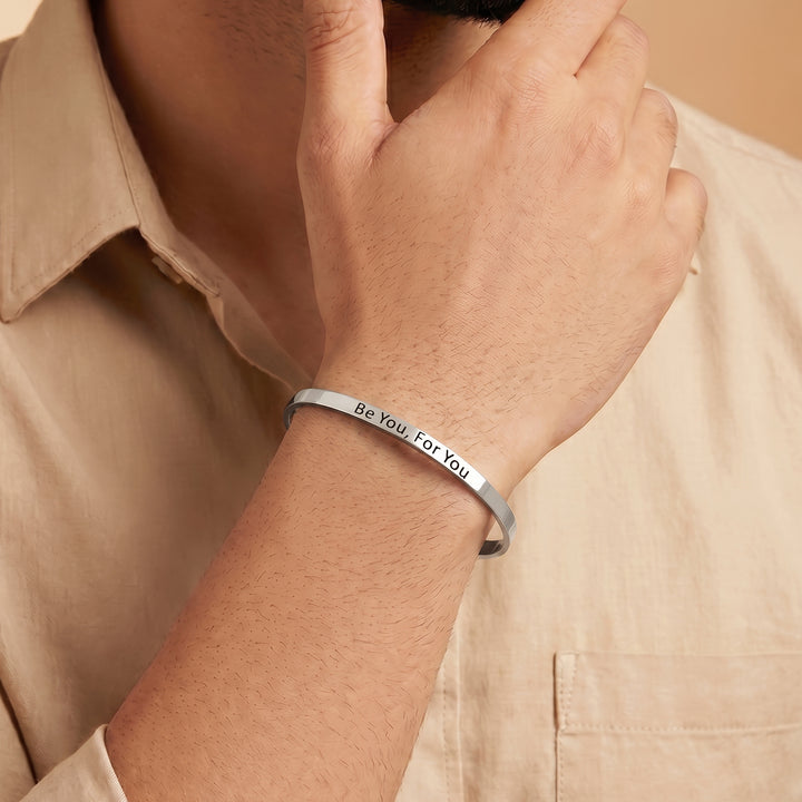 Be You, For You Silver Mantra Band