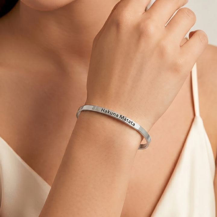 Hakuna Matata Silver Mantra Band