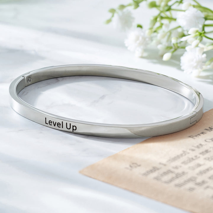 Level Up Silver Mantra Band