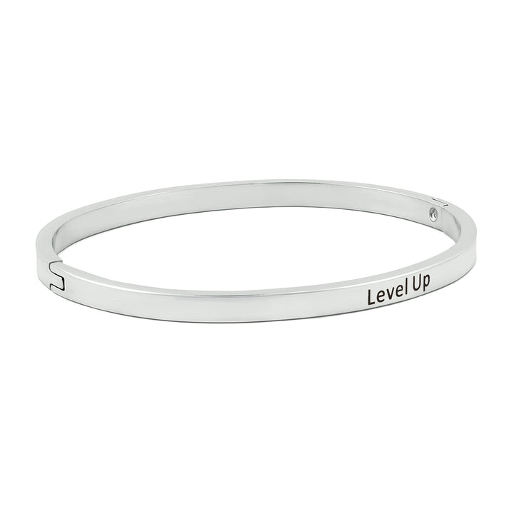 Level Up Silver Mantra Band