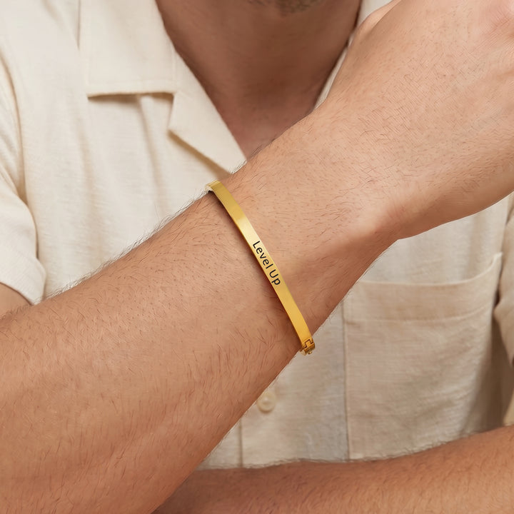 Level Up Gold Mantra Band