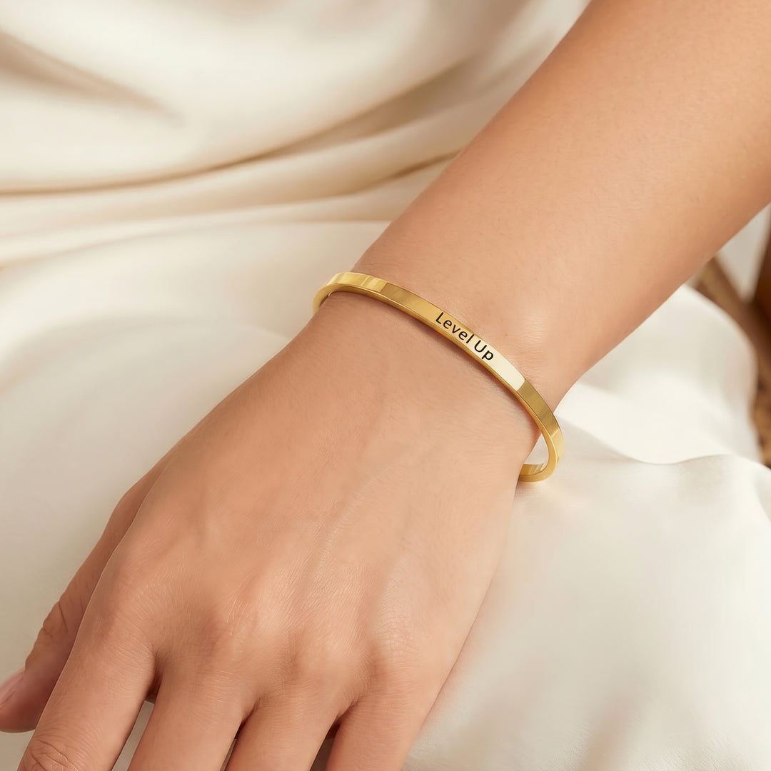 Level Up Gold Mantra Band