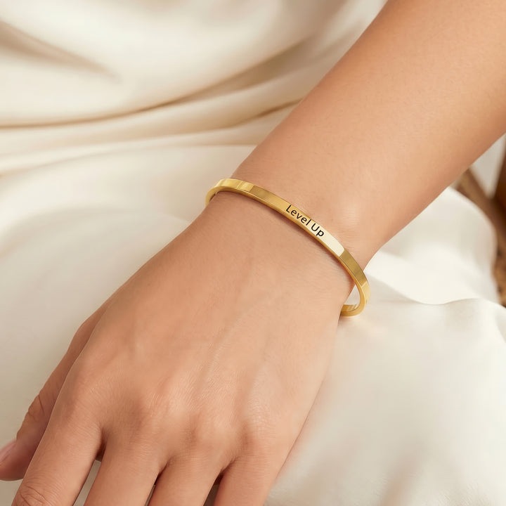 Level Up Gold Mantra Band