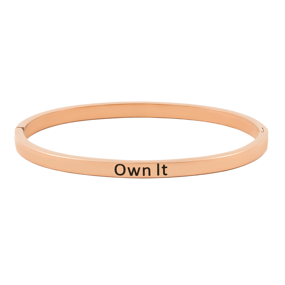 Own It Rose Gold Mantra Band