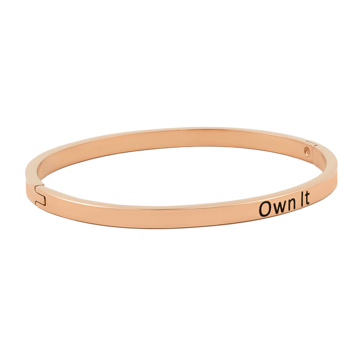 Own It Rose Gold Mantra Band