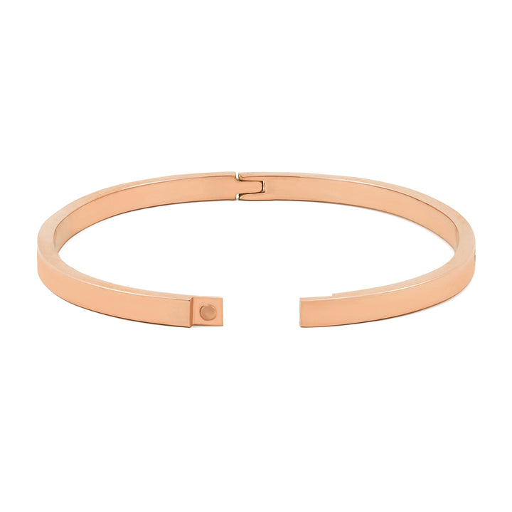 Now or Never Rose Gold Mantra Band