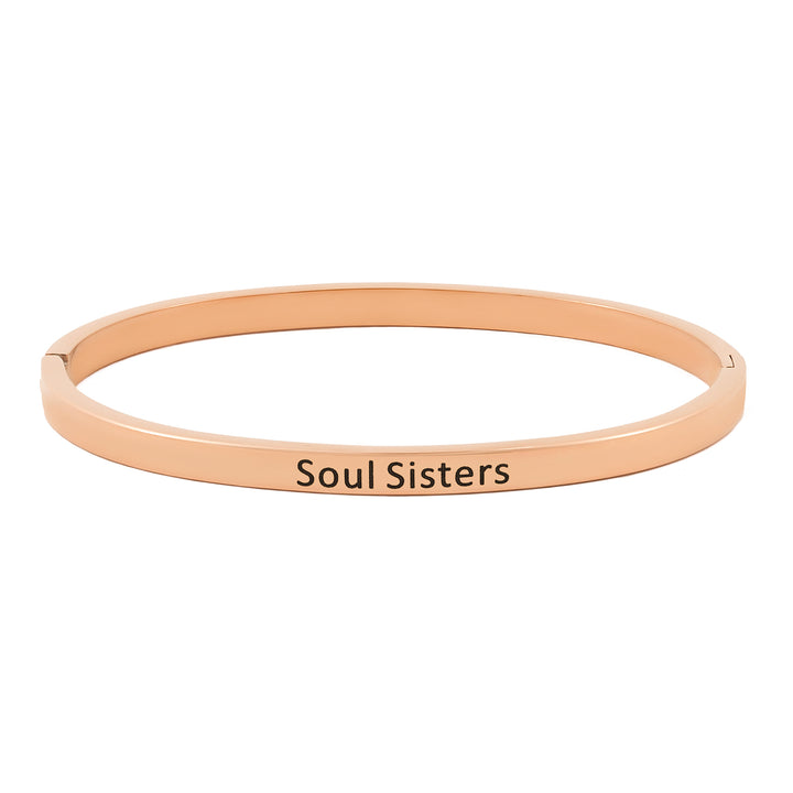 Soul Sisters Rose Gold Mantra Band