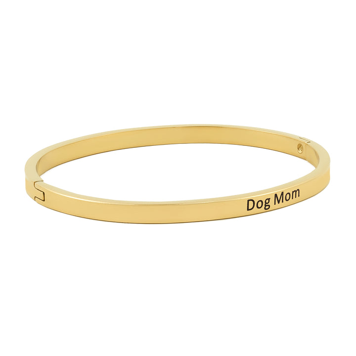 Dog Mom Gold Mantra Band