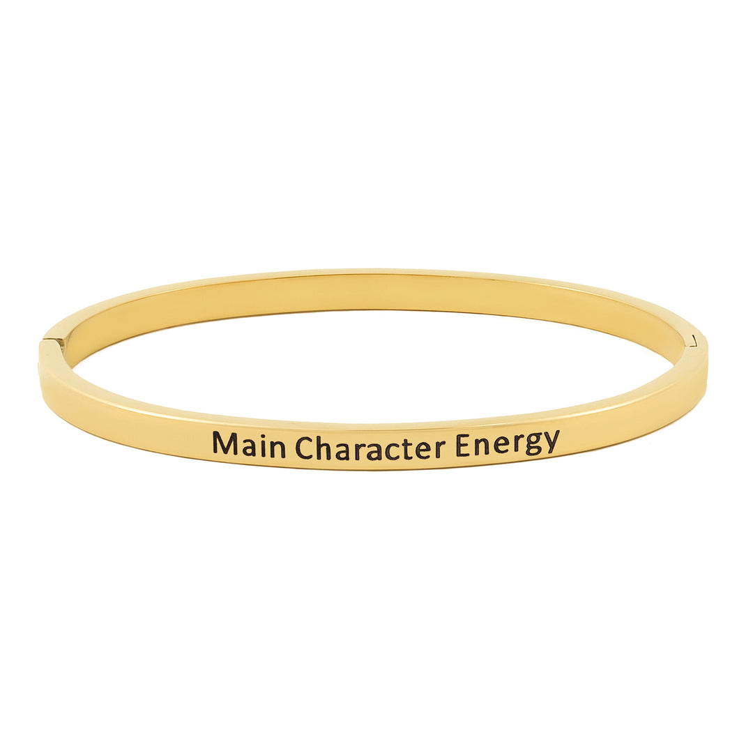 Main Character Energy Gold Mantra Band