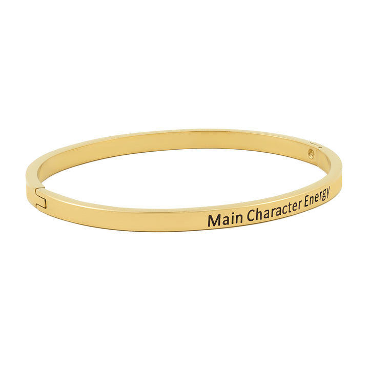 Main Character Energy Gold Mantra Band