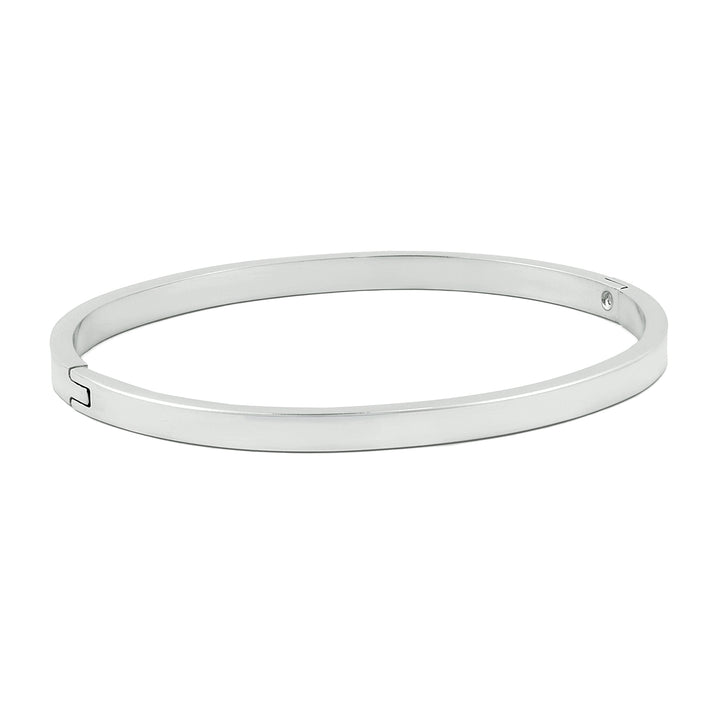 Minimal Silver Mantra Band