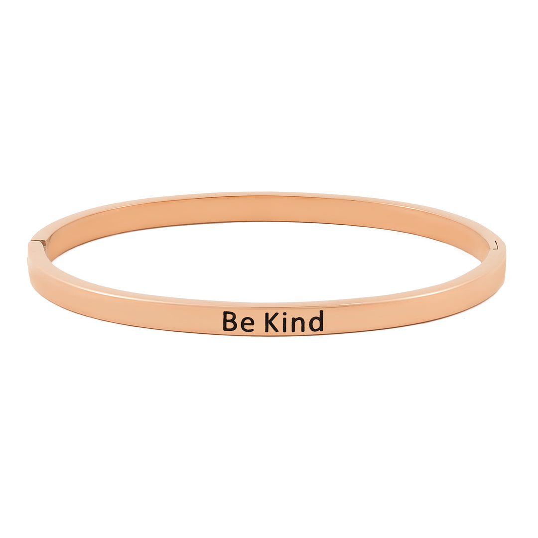 Be Kind Rose Gold Mantra Band